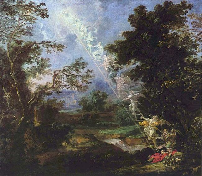Michael Willmann Landscape with the Dream of Jacob